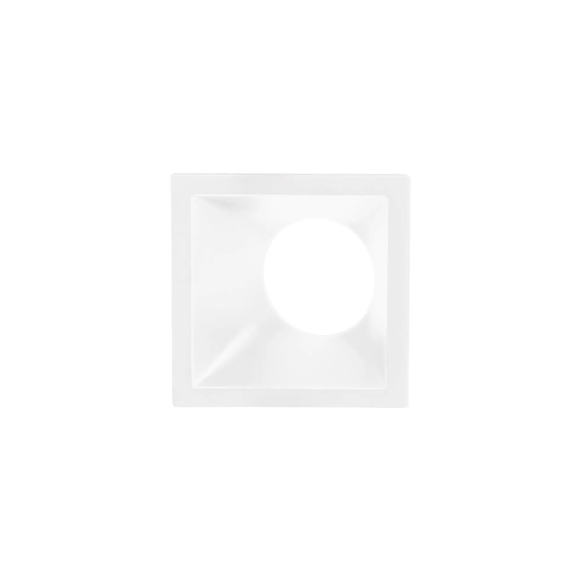 Aro downlight cuadrado asimétrico - Bajo UGR - Corte 75 x 75mm