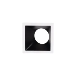 Aro downlight cuadrado asimétrico - Bajo UGR - Corte 75 x 75mm