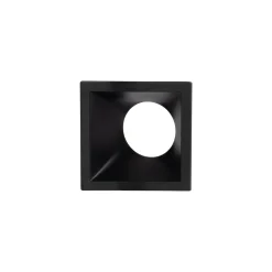 Aro downlight cuadrado asimétrico - Bajo UGR - Corte 75 x 75mm