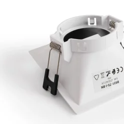 Aro downlight cuadrado asimétrico - Bajo UGR - Corte 75 x 75mm