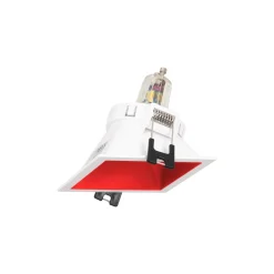 Aro downlight cuadrado asimétrico - Bajo UGR - Corte 75 x 75mm