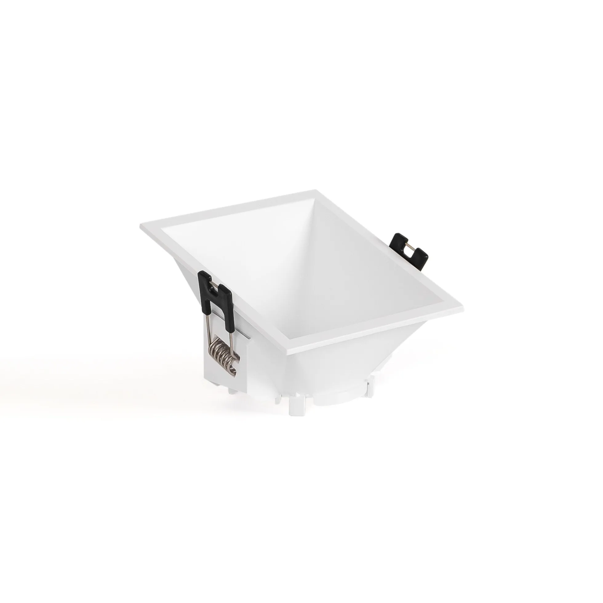 Aro downlight cuadrado asimétrico - Bajo UGR - Corte 85 x 85mm