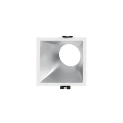 Aro downlight cuadrado asimétrico - Bajo UGR - Corte 85 x 85mm