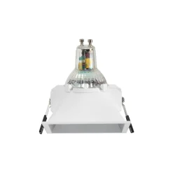 Aro downlight cuadrado asimétrico - Bajo UGR - Corte 85 x 85mm