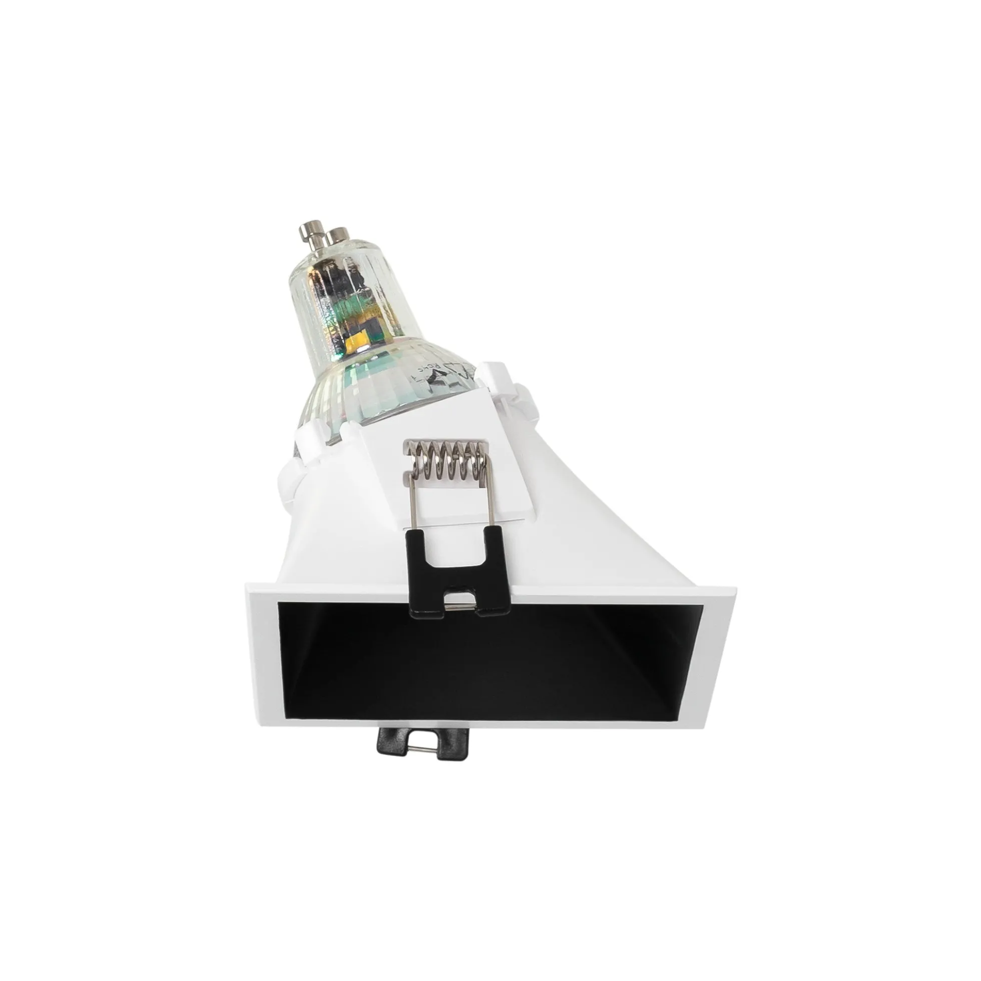 Aro downlight cuadrado asimétrico - Bajo UGR - Corte 85 x 85mm