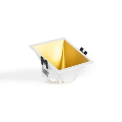 Aro downlight cuadrado asimétrico - Bajo UGR - Corte 85 x 85mm