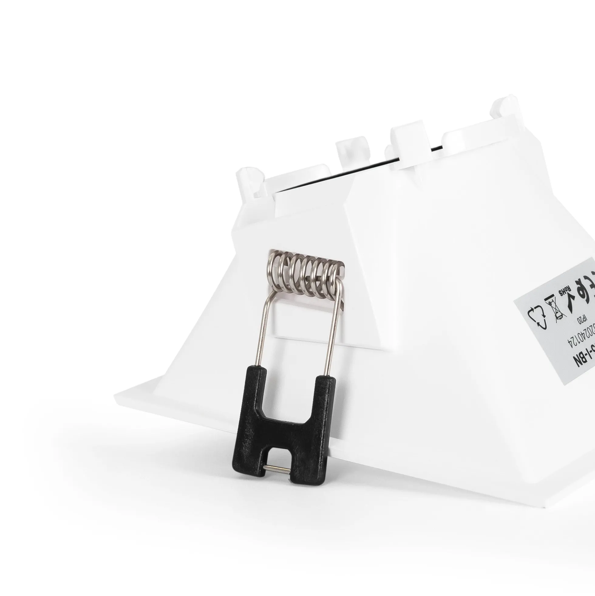 Aro downlight cuadrado asimétrico - Bajo UGR - Corte 85 x 85mm