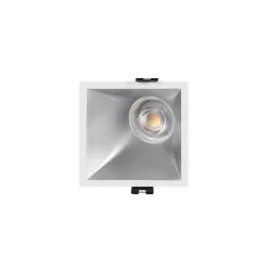 Aro downlight cuadrado asimétrico - Bajo UGR - Corte 85 x 85mm
