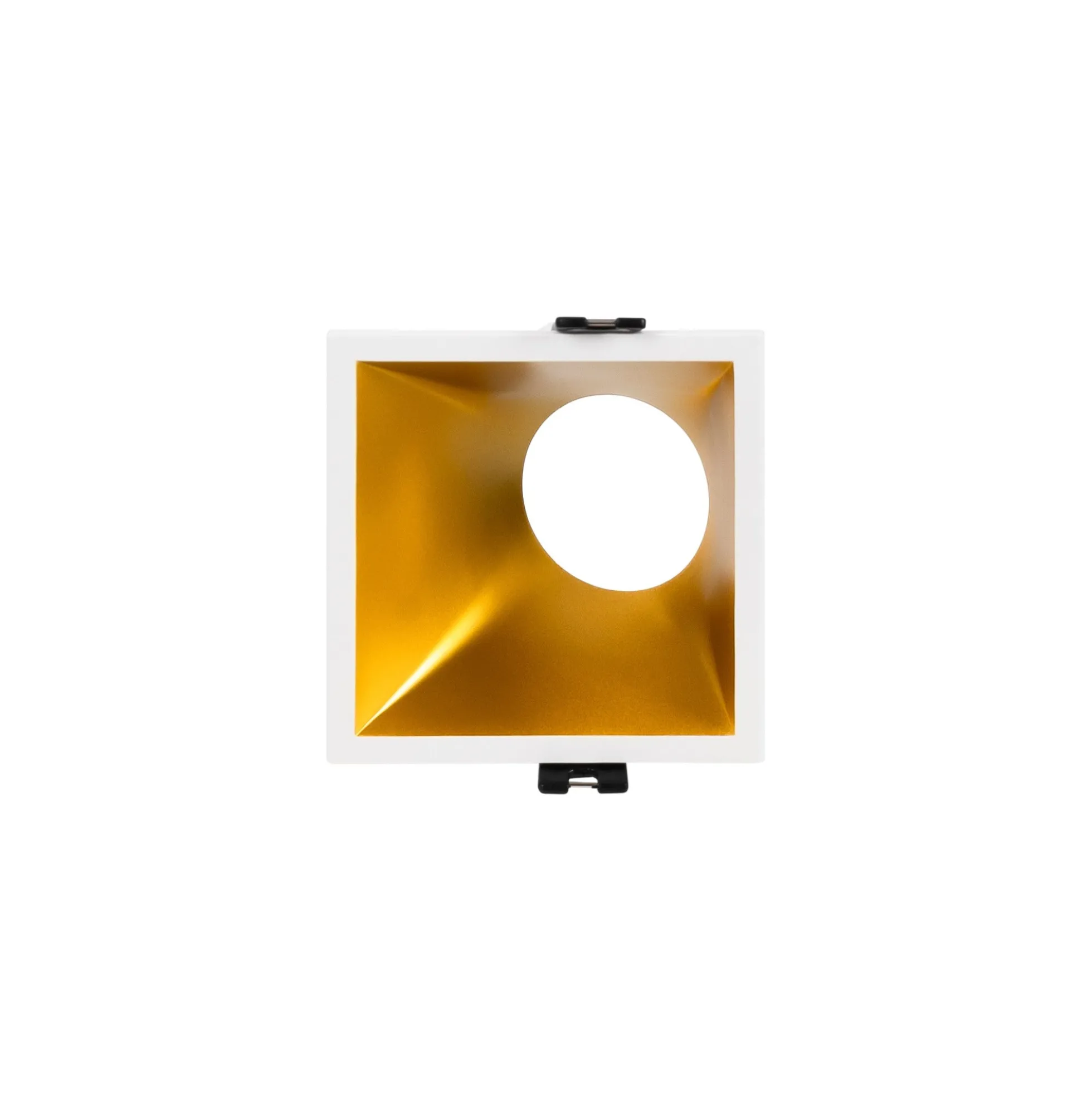 Aro downlight cuadrado asimétrico - Bajo UGR - Corte 85 x 85mm