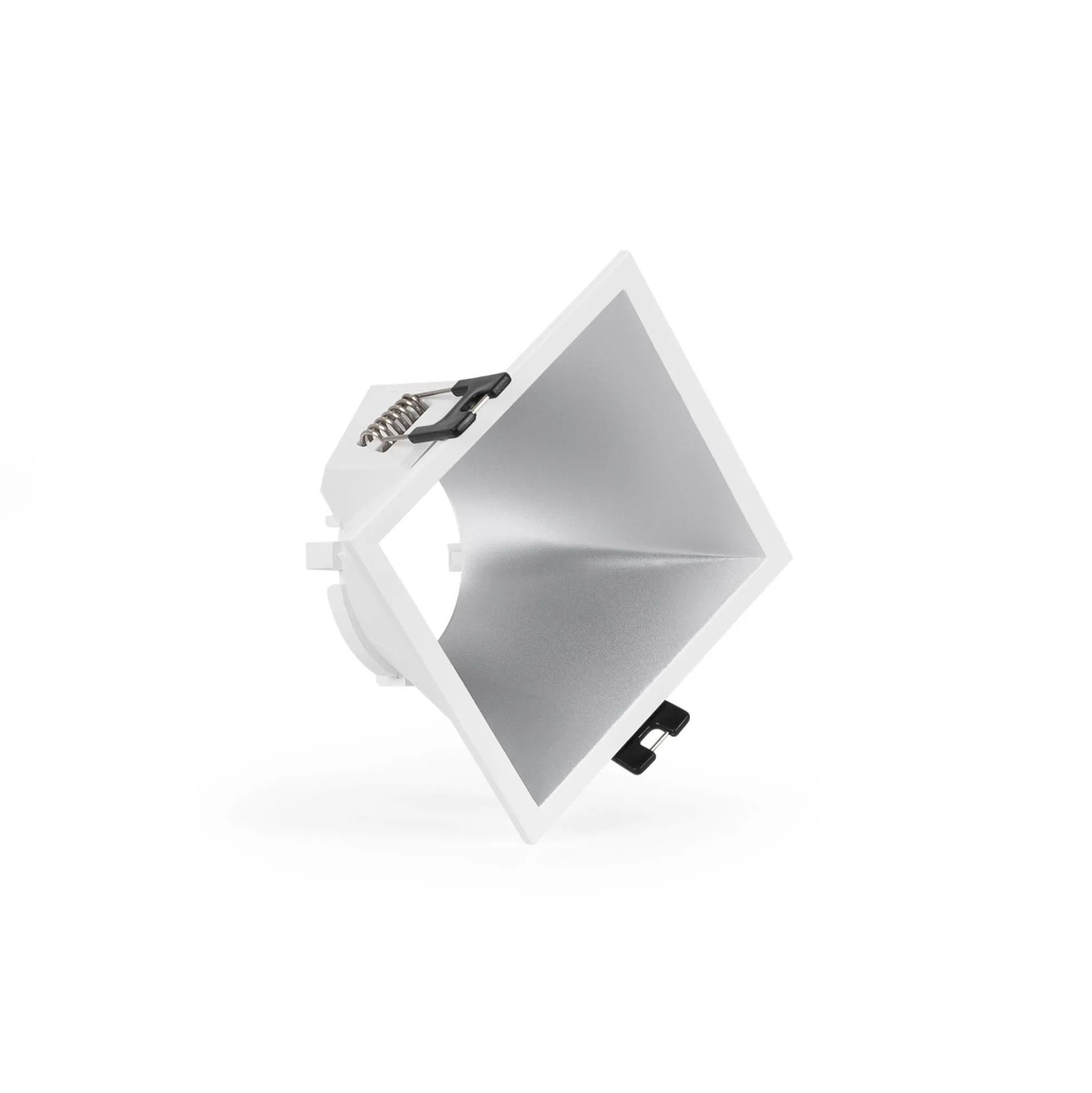 Aro downlight cuadrado asimétrico - Bajo UGR - Corte 85 x 85mm