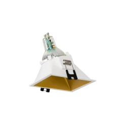 Aro downlight cuadrado asimétrico - Bajo UGR - Corte 85 x 85mm