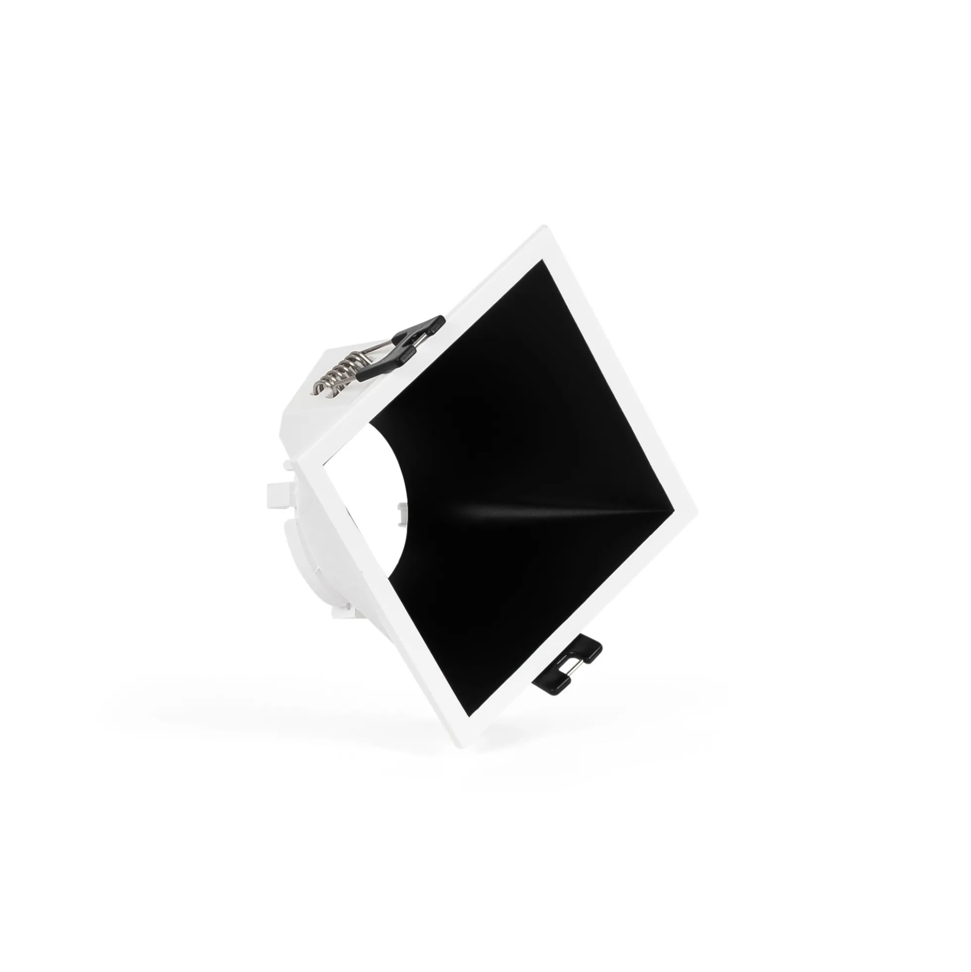 Aro downlight cuadrado asimétrico - Bajo UGR - Corte 85 x 85mm