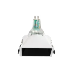 Aro downlight cuadrado asimétrico - Bajo UGR - Corte 85 x 85mm