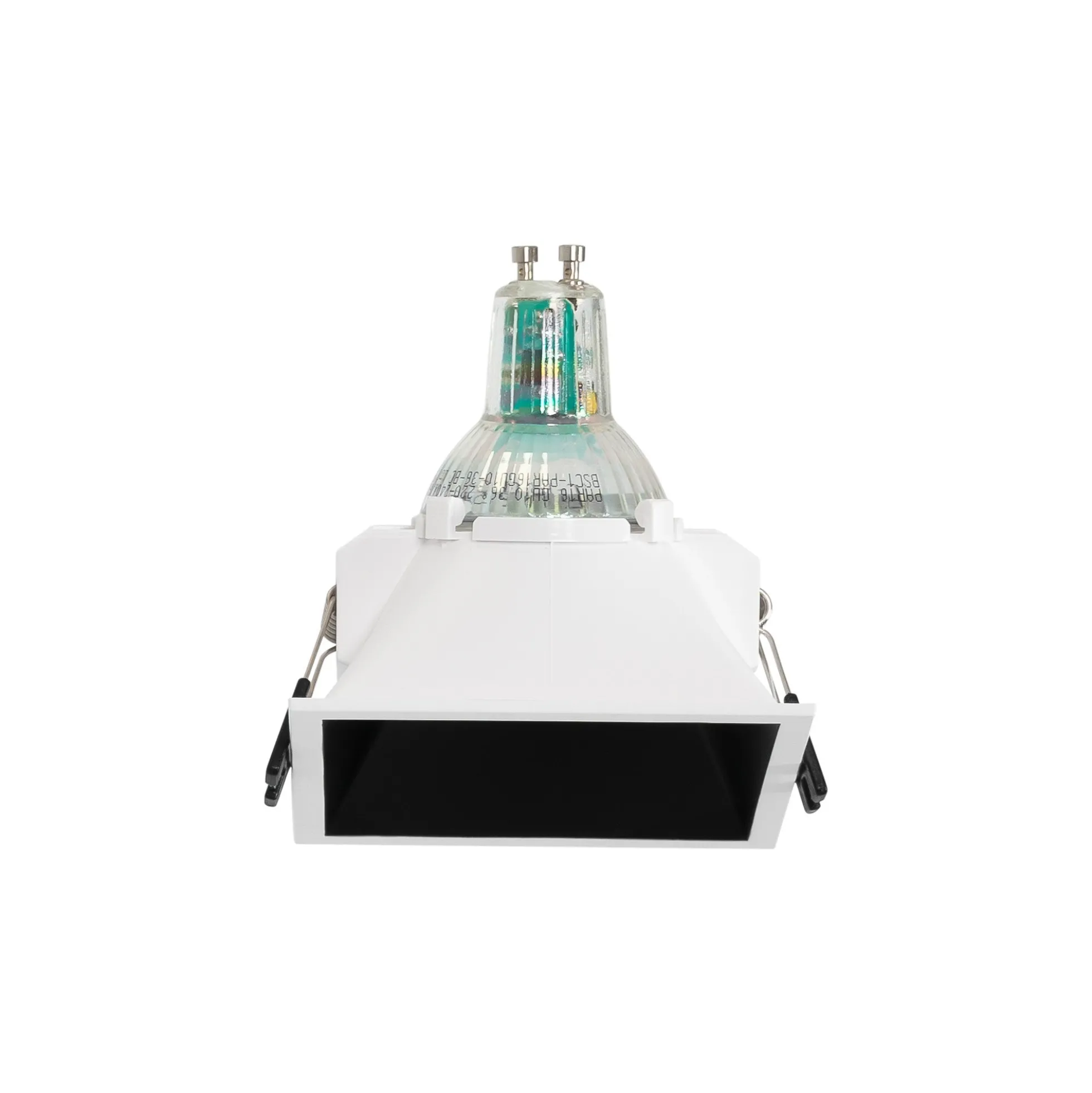 Aro downlight cuadrado asimétrico - Bajo UGR - Corte 85 x 85mm
