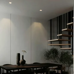 Aro downlight cuadrado asimétrico - Bajo UGR - Corte 85 x 85mm