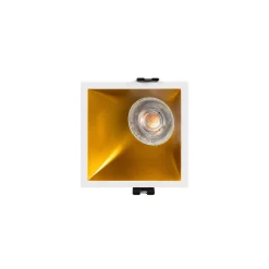 Aro downlight cuadrado asimétrico - Bajo UGR - Corte 85 x 85mm