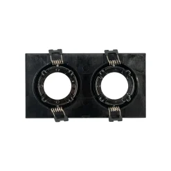 Aro downlight cuadrado basculante doble GU10 / MR16 - Bajo UGR - Corte 75 x 150mm