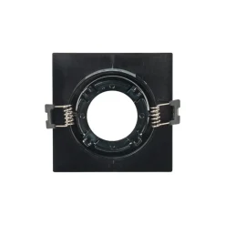 Aro downlight cuadrado basculante para bombilla GU10 / MR16 - Bajo UGR - Corte Ø75 mm