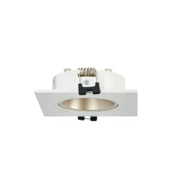Aro downlight cuadrado basculante para bombilla GU10 / MR16 - Bajo UGR - Corte Ø75 mm