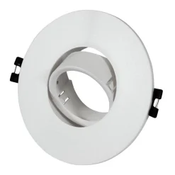 Aro downlight empotrable basculante GU10, MR16 Ø110mm