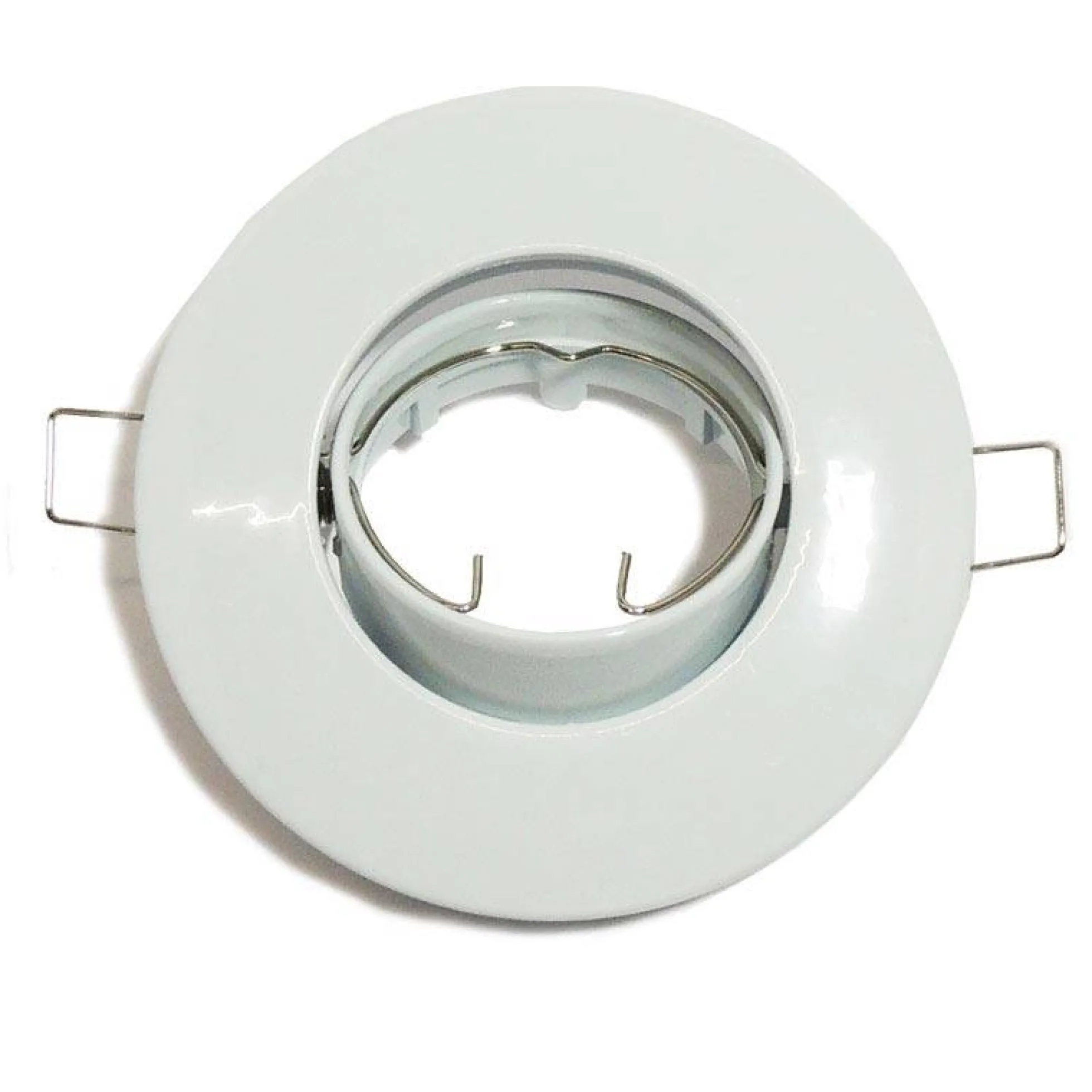 Aro downlight empotrable basculante Ø80/Ø102 blanco para GU10 / GU5.3