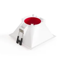 Aro downlight empotrable cuadrado - Bajo UGR - Corte 85 x 85mm