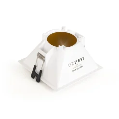 Aro downlight empotrable cuadrado - Bajo UGR - Corte 85 x 85mm