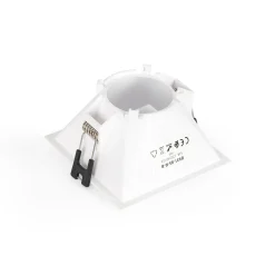 Aro downlight empotrable cuadrado - Bajo UGR - Corte 85 x 85mm
