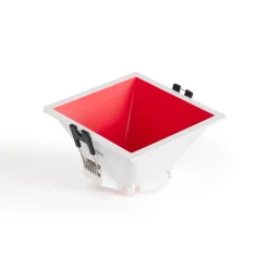 Aro downlight empotrable cuadrado - Bajo UGR - Corte 85 x 85mm