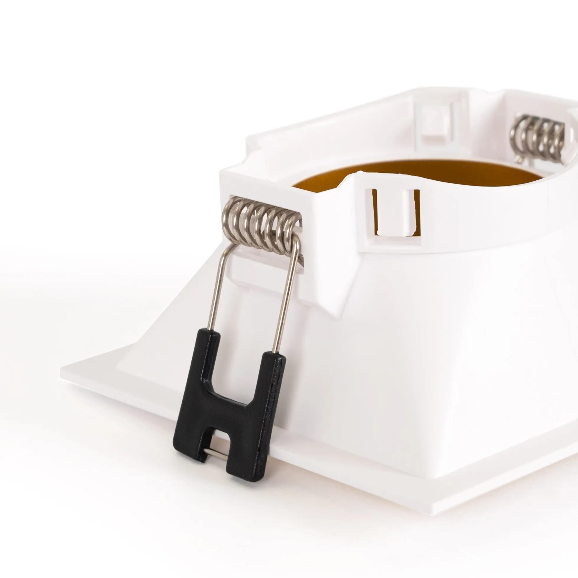 Aro downlight empotrable cuadrado - Bajo UGR - Corte 75 x 75mm