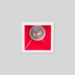 Aro downlight empotrable cuadrado - Bajo UGR - Corte 75 x 75mm