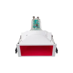 Aro downlight empotrable cuadrado - Bajo UGR - Corte 75 x 75mm