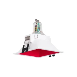 Aro downlight empotrable cuadrado - Bajo UGR - Corte 75 x 75mm