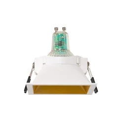 Aro downlight empotrable cuadrado - Bajo UGR - Corte 75 x 75mm
