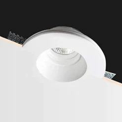 Aro downlight empotrable de Escayola - GU10 - trimless