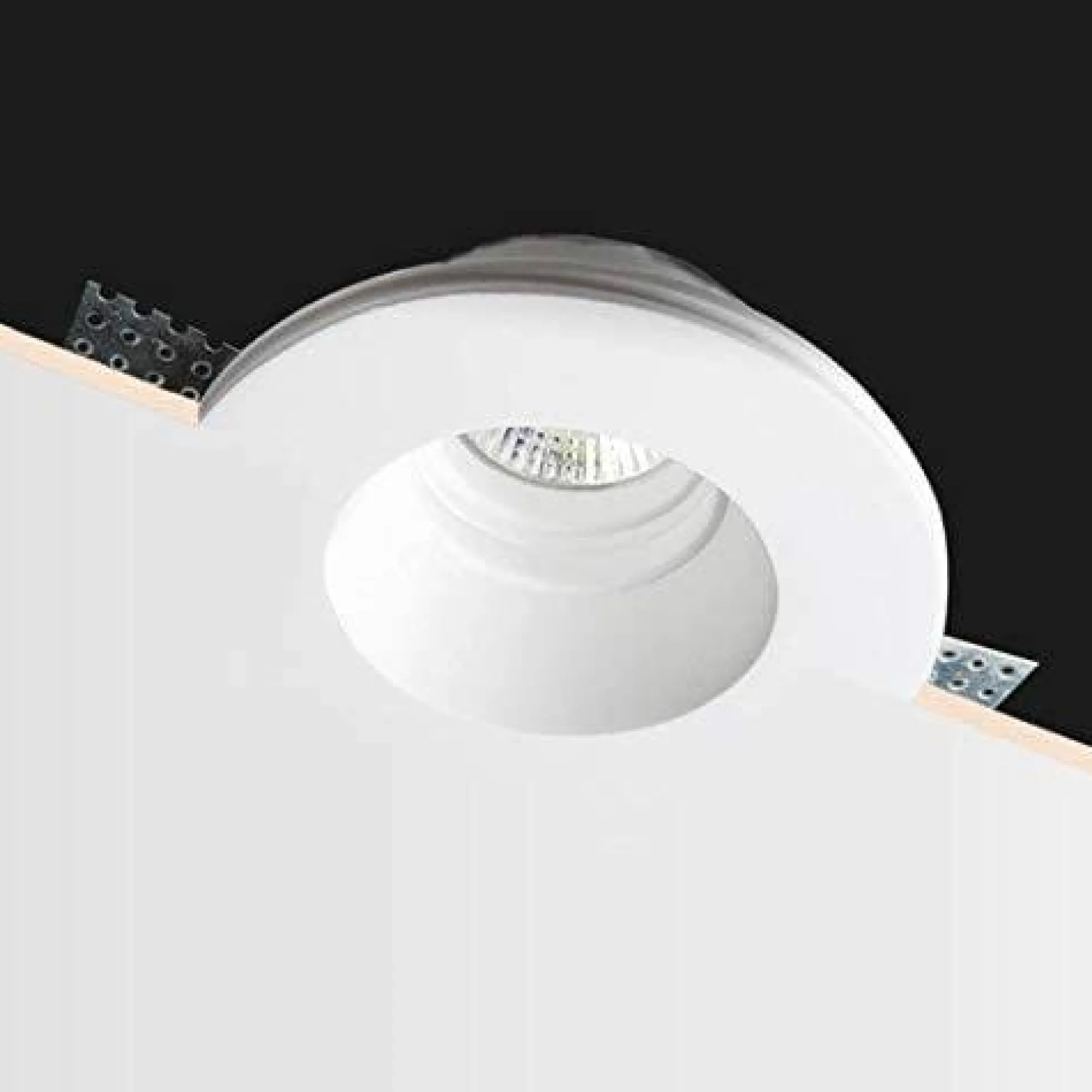 Aro downlight empotrable de Escayola - GU10 - trimless