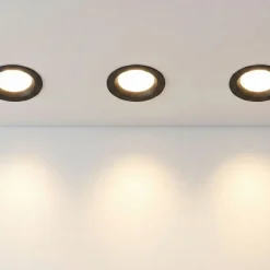 Aro downlight empotrable para bombilla GU10 / MR16 - Ø82mm - Corte Ø75mm