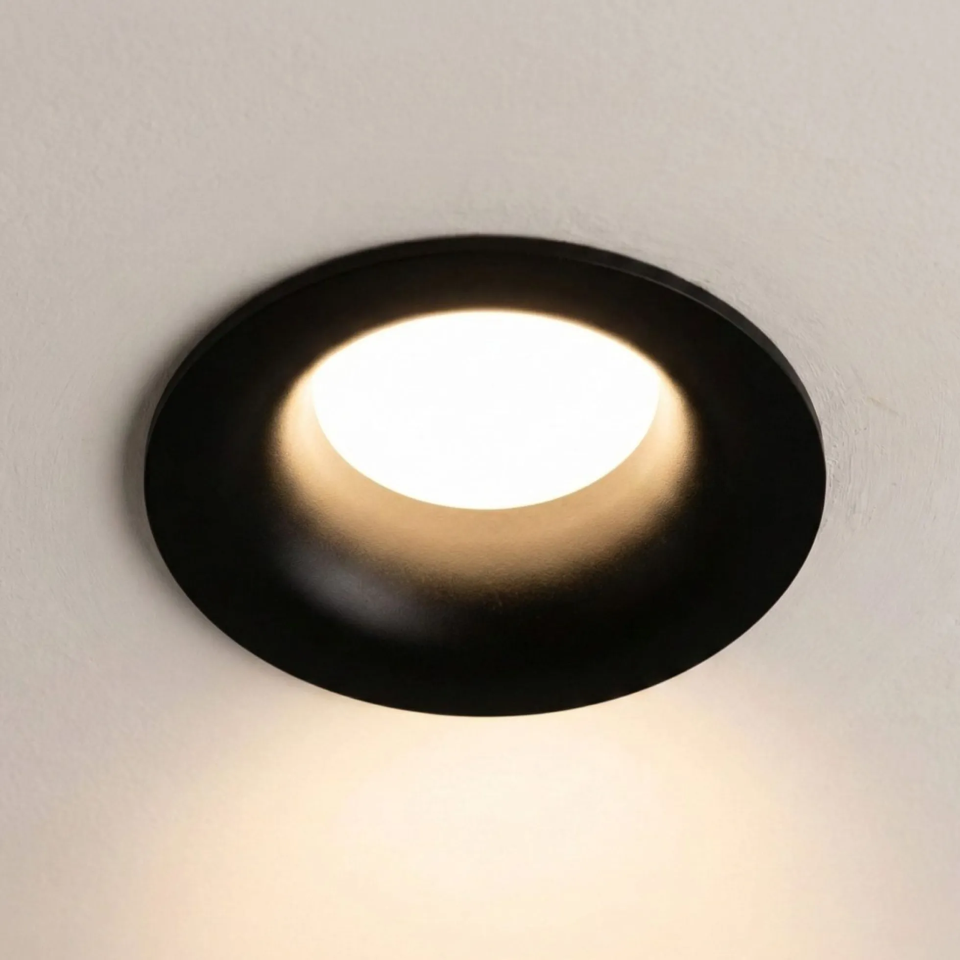 Aro downlight empotrable para bombilla GU10 / MR16 - Ø86mm - Corte Ø70-75mm