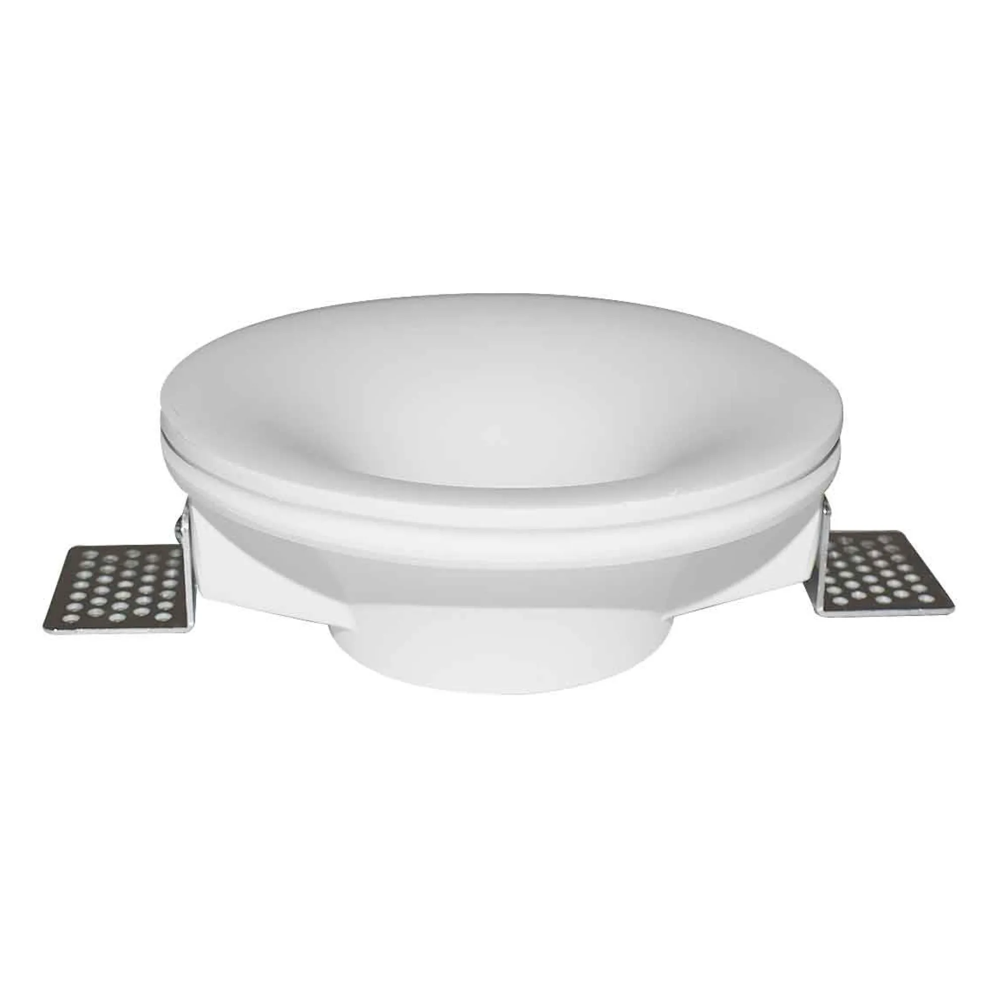 Aro downlight empotrable redondo de Escayola GU10 trimless