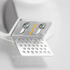 Aro downlight empotrable redondo de Escayola GU10 trimless
