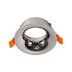 Aro downlight empotrable redondo - GU10 / MR16 - Corte Ø65mm