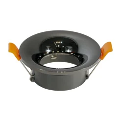 Aro downlight empotrable redondo - GU10 / MR16 - Corte Ø65mm