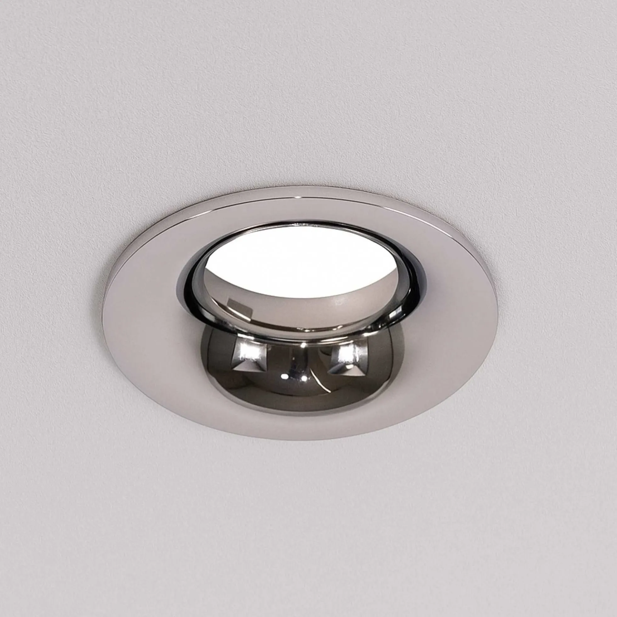Aro downlight empotrable redondo - GU10 / MR16 - Corte Ø65mm