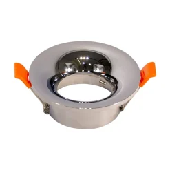 Aro downlight empotrable redondo - GU10 / MR16 - Corte Ø65mm