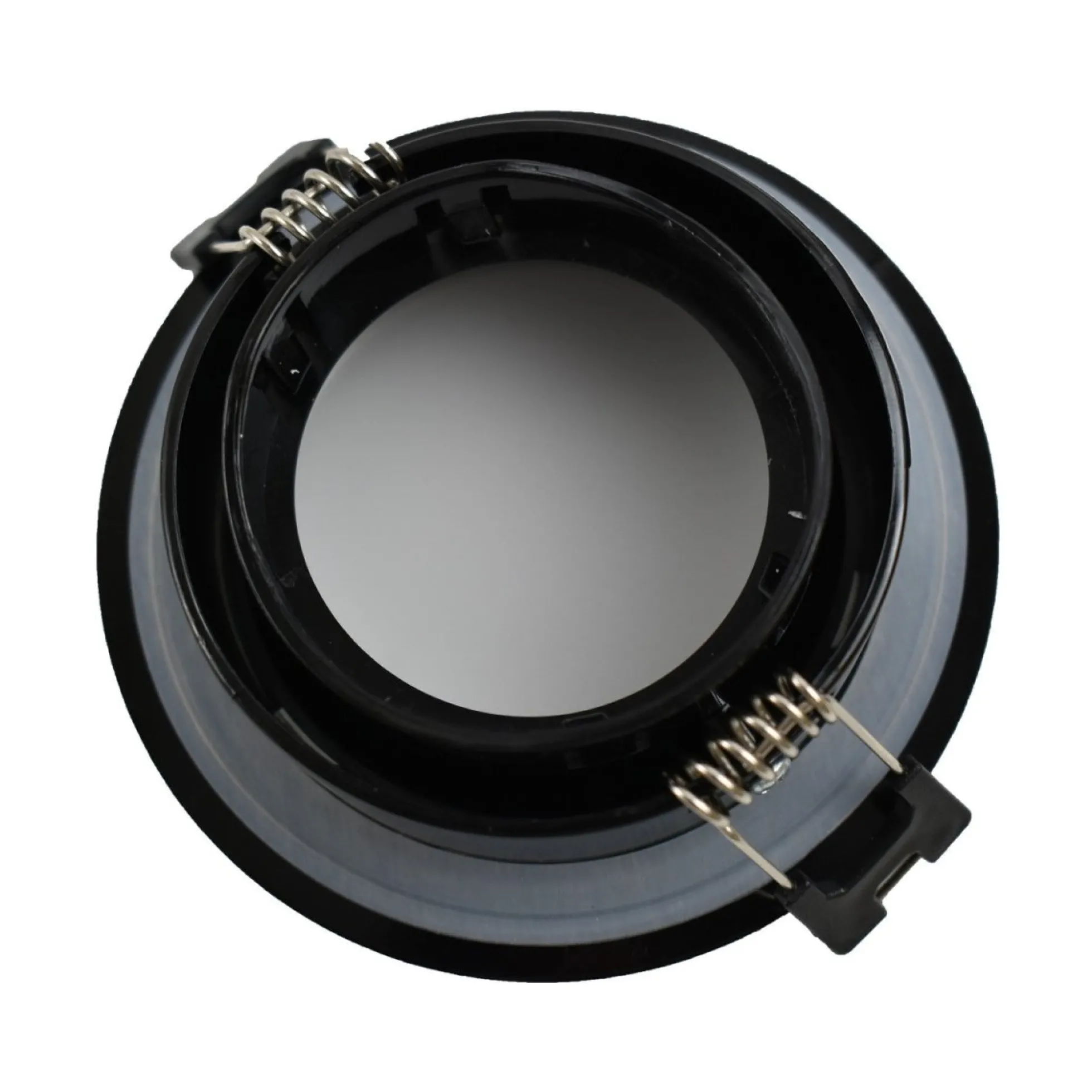 Aro downlight estanco circular para bombilla GU10 / MR16 - Difusor opal - Corte Ø 75-80 mm - IP54
