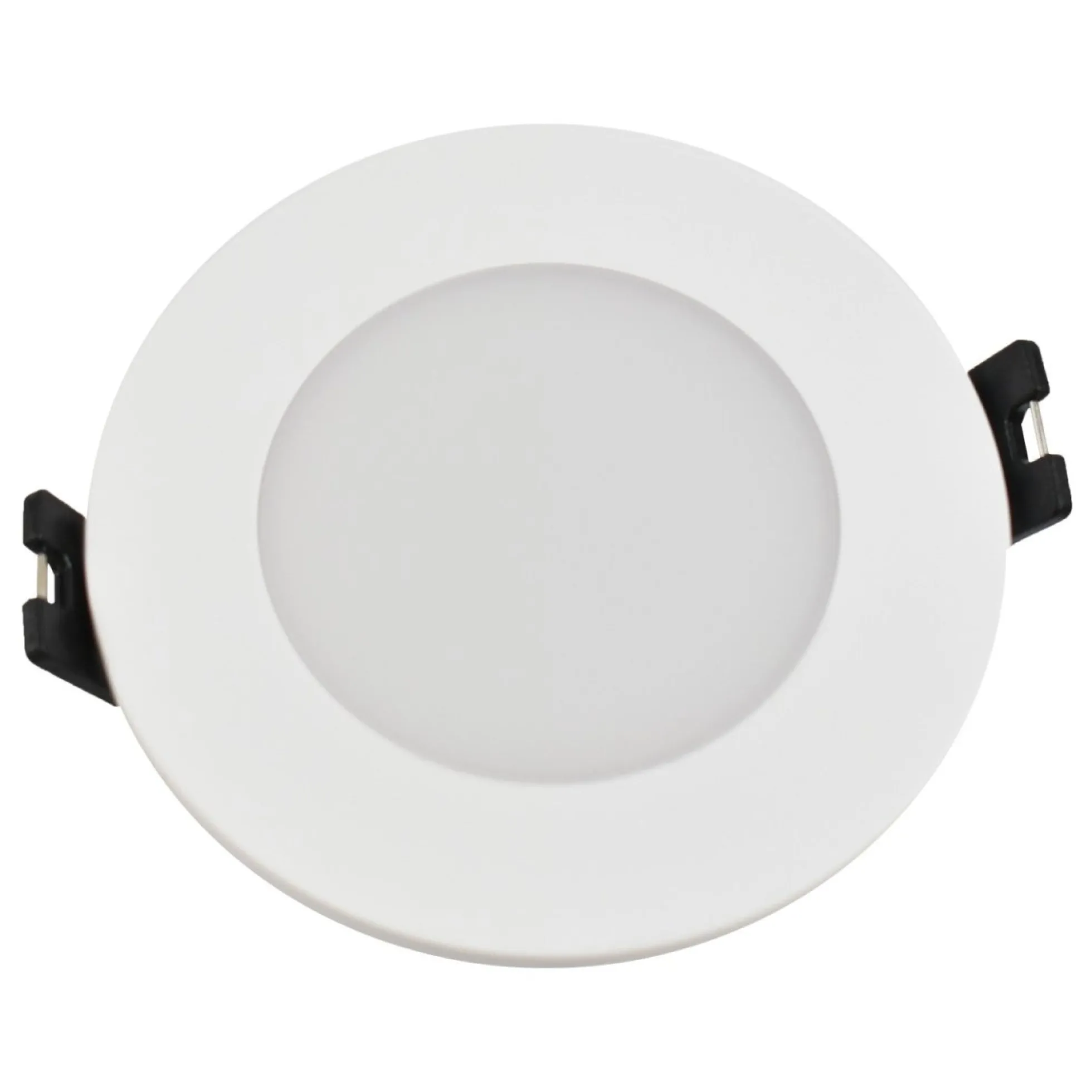 Aro downlight estanco circular para bombilla GU10 / MR16 - Difusor opal - Corte Ø 75-80 mm - IP54