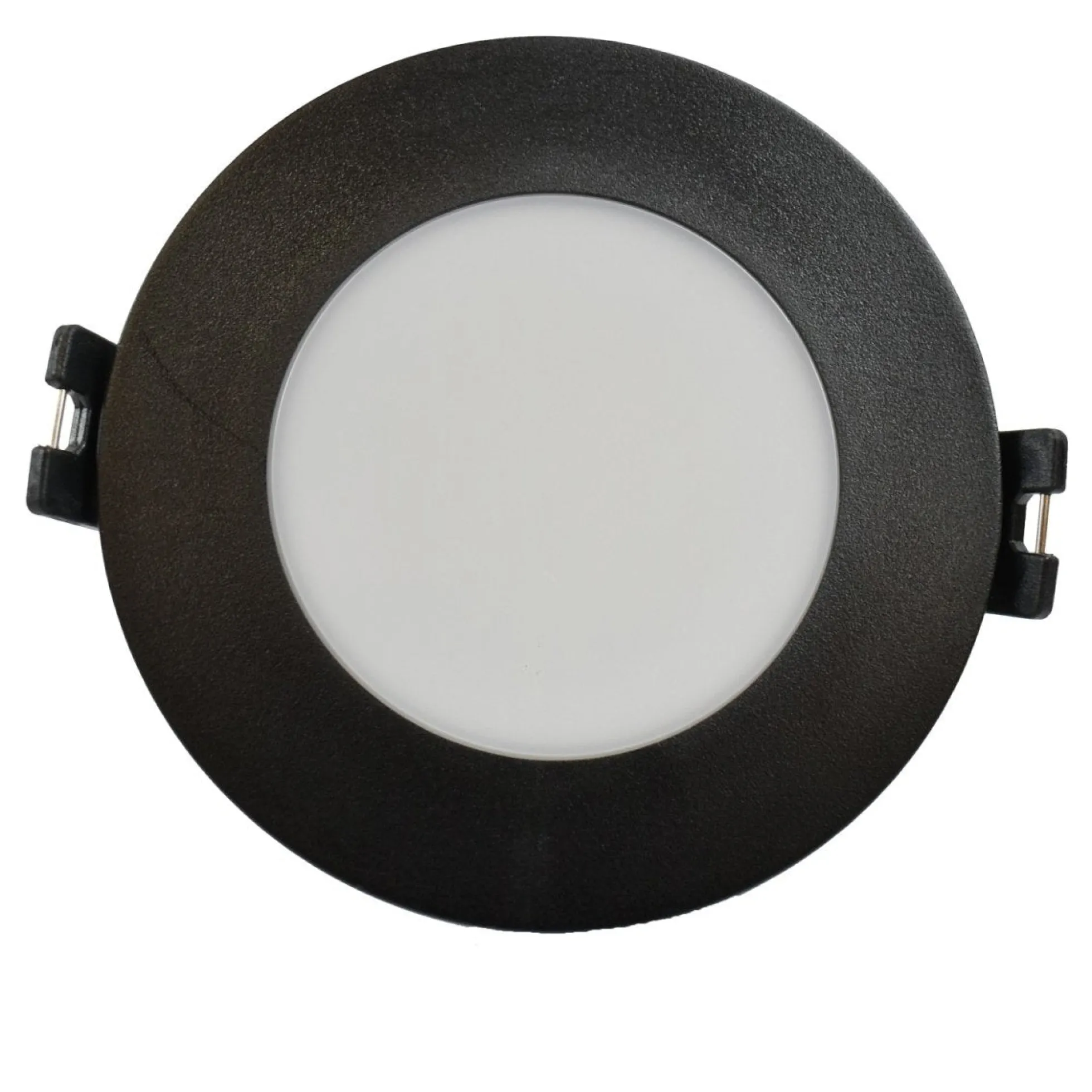 Aro downlight estanco circular para bombilla GU10 / MR16 - Difusor opal - Corte Ø 75-80 mm - IP54