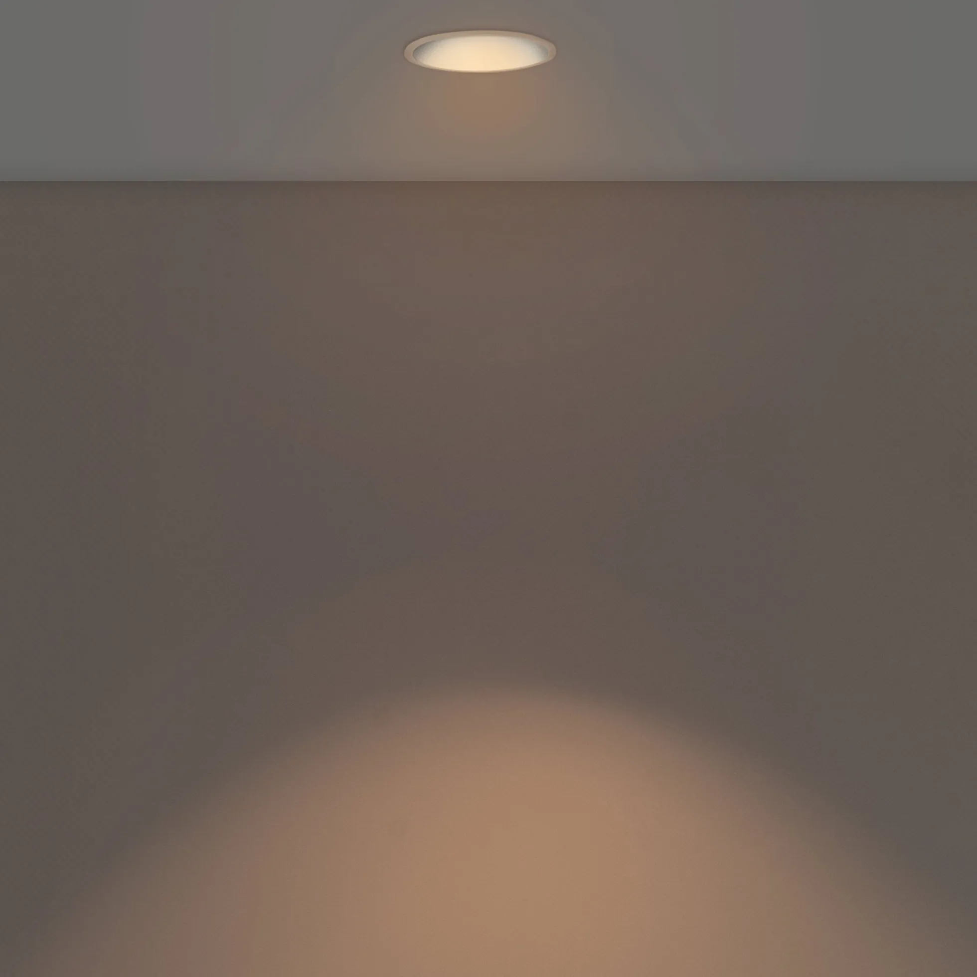 Aro downlight redondo asimétrico - Bajo UGR - Corte Ø85mm