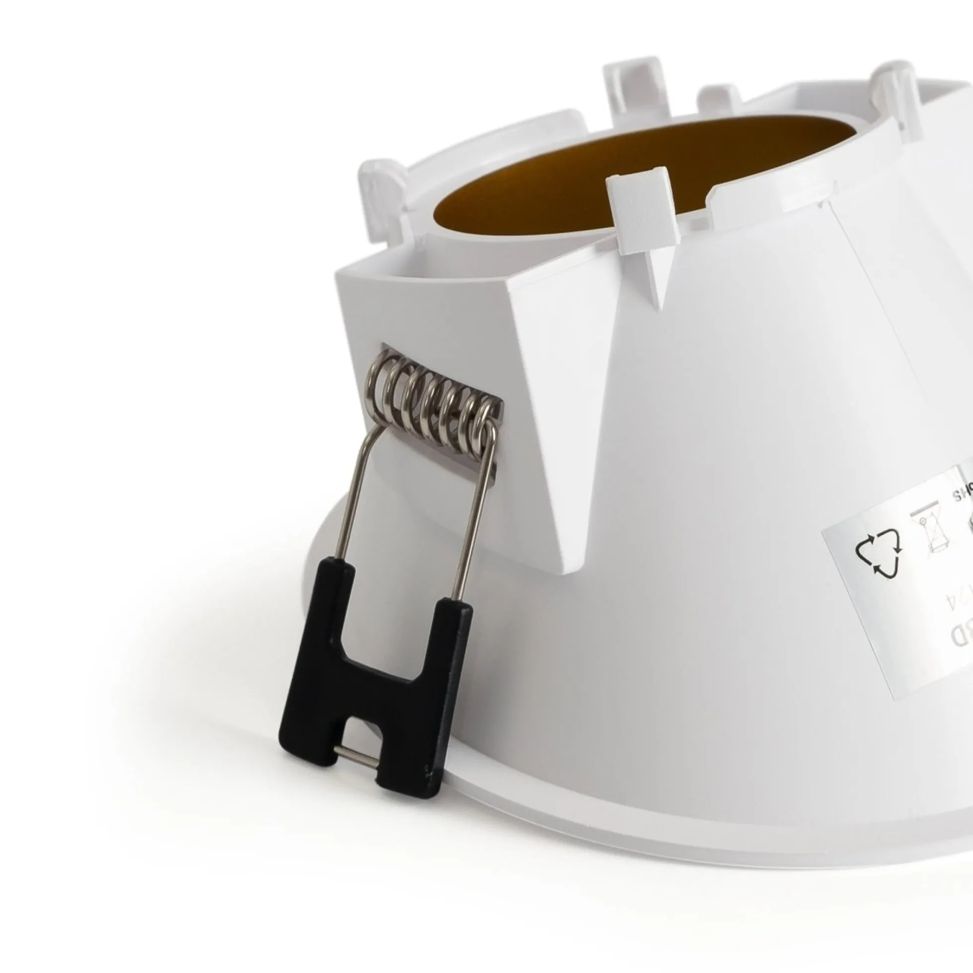 Aro downlight redondo asimétrico - Bajo UGR - Corte Ø85mm