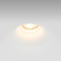 Aro downlight redondo de escayola "MUR" - GU10 - ø100mm